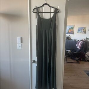 Birdy Grey Crepe Olive Alex Convertible Bridesmaid Dress